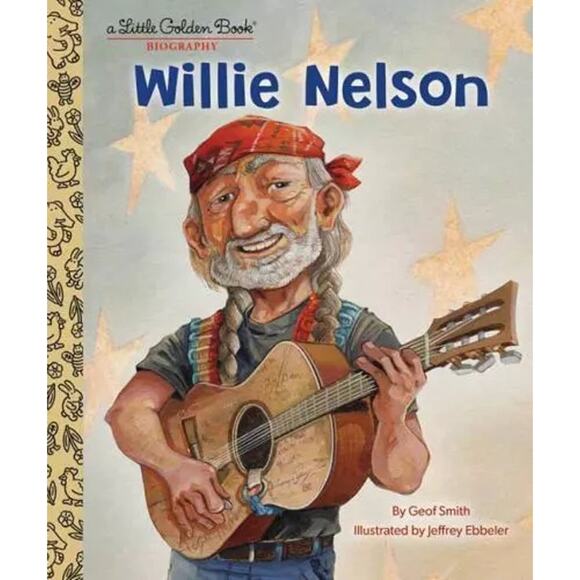 NEW Willie Nelson A Little Golden Book Biography Hardcover Children's Book - Picture 1 of 1